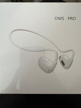 OWS Wireless Neckband Earbuds - White